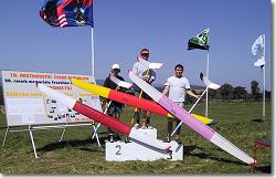 Three times champions in the Czech championship F3J 2002