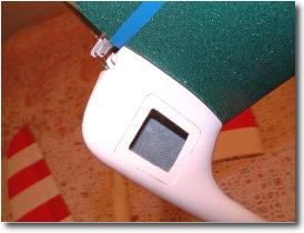 The place for servo in the Pike Mini fuselage